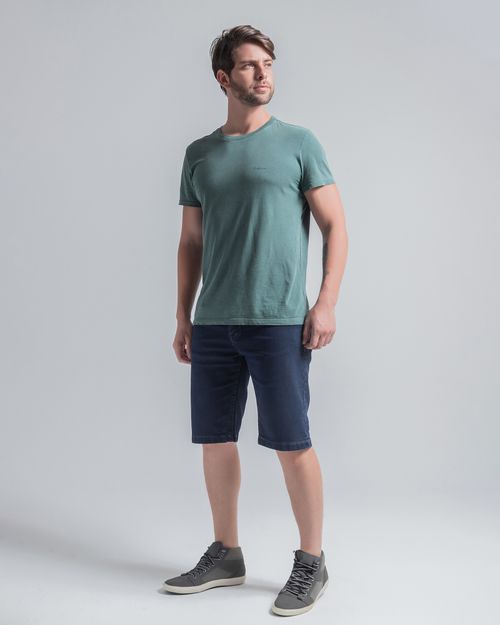 Bermuda Jeans Masculina Slim