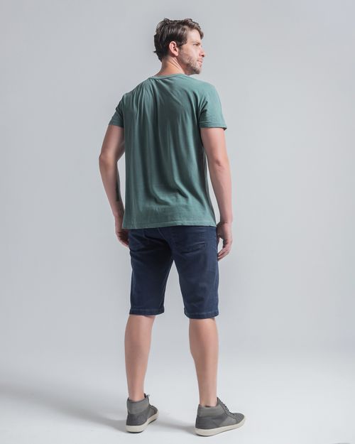 Bermuda Jeans Masculina Slim